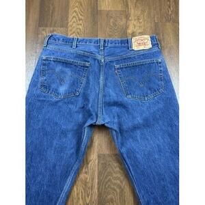 Vintage Levis 501 Original Fit Mens Jeans 40x32 Button Fly  Blue Denim 2007